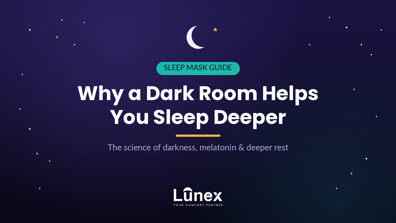 Lunex Premium Sleep Mask — a simple way to enjoy the benefits of sleeping in the dark