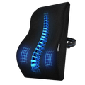 Lunex Car Seat Back Support with memory foam lumbar cushion for driving and office chairs